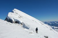 Salita da Zambla al Rif. Capanna 2000 e verso cima Arera (7 dic. 08)  - FOTOGALLERY